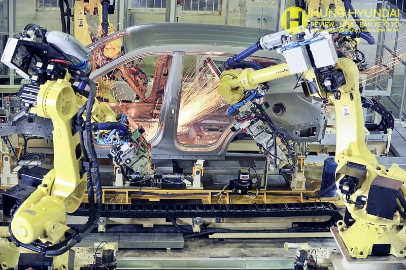 thegioixehyundainet robot lap rap xe hyundai